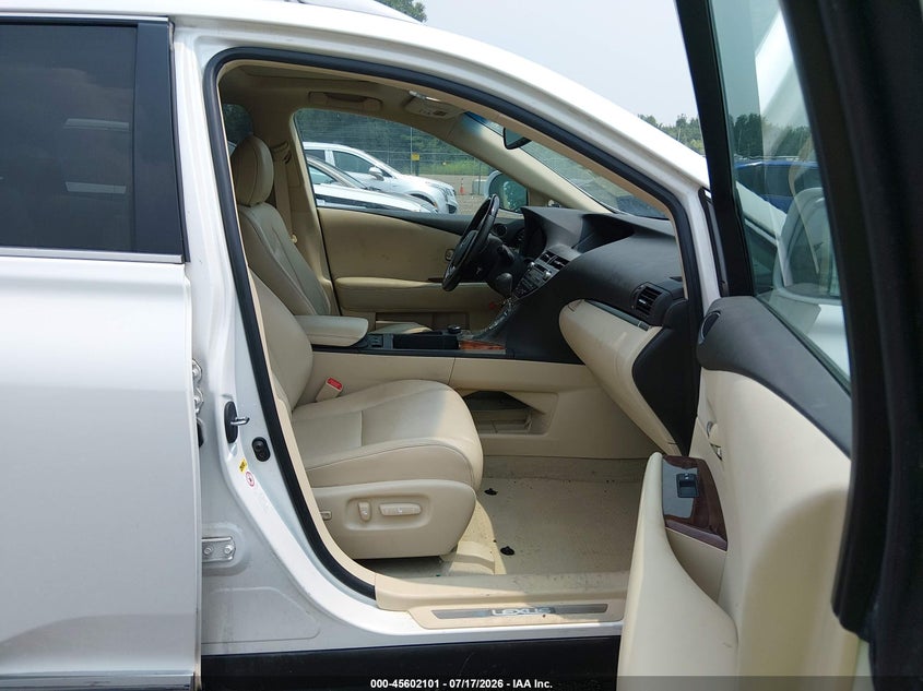 2013 Lexus Rx VIN 2T2ZK1BA4DC124907 IAAI salvage auction — FRONT END, Salvage Title, sold $4,200 on 2026-07-25 (photo 5)
