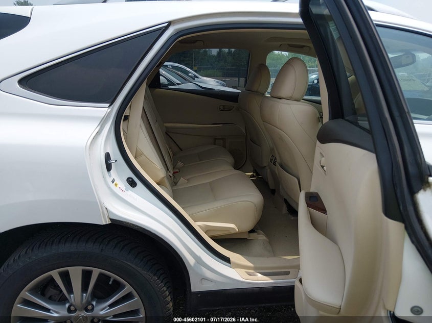 2013 Lexus Rx VIN 2T2ZK1BA4DC124907 IAAI salvage auction — FRONT END, Salvage Title, sold $4,200 on 2026-07-25 (photo 8)