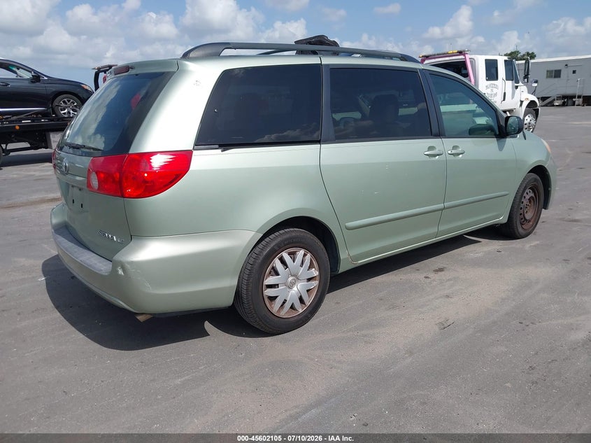 2009 Toyota Sienna VIN 5TDZK23C19S266866 IAAI salvage auction — NORMAL WEAR, Clear (Florida), sold $1,550 on 2026-07-13 (photo 4)