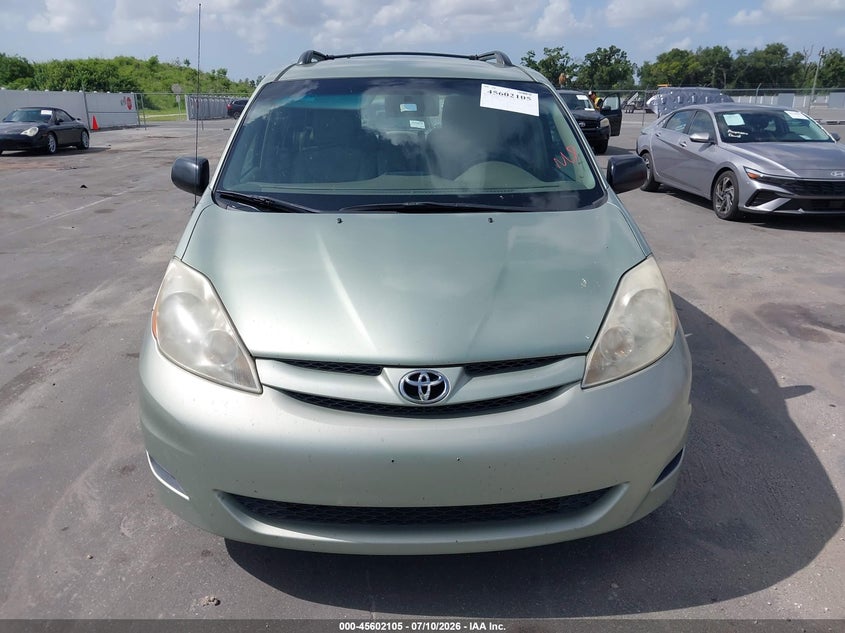 2009 Toyota Sienna VIN 5TDZK23C19S266866 IAAI salvage auction — NORMAL WEAR, Clear (Florida), sold $1,550 on 2026-07-13 (photo 6)