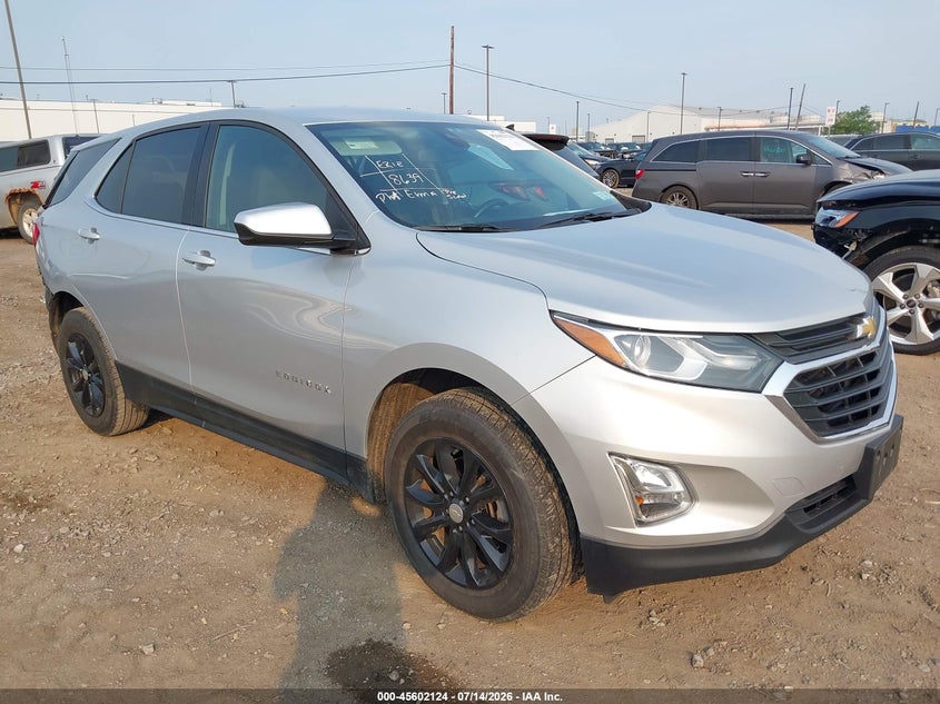 2020 Chevrolet Equinox VIN 3GNAXUEVXLL272730 IAAI salvage auction — REAR END, Mv-907A (New York), sold $2,650 on 2026-07-19 (photo 1)