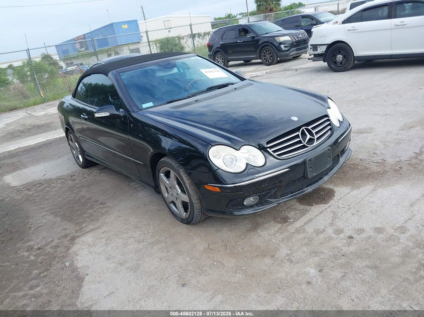 2005 Mercedes-benz Clk-klasse VIN WDBTK75JX5F146734 IAAI salvage auction — TRANSMISSION, Clear (Florida), sold $1,350 on 2026-07-15 (photo 1)