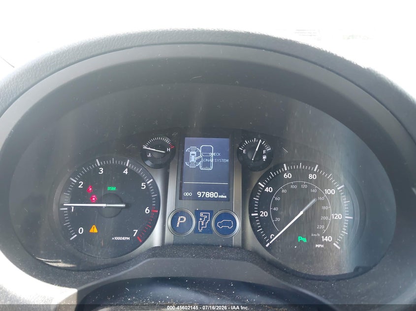 2016 Lexus Gx VIN JTJBM7FX8G5144268 IAAI salvage auction — REAR END, Wait Title, sold $15,775 on 2026-08-29 (photo 7)