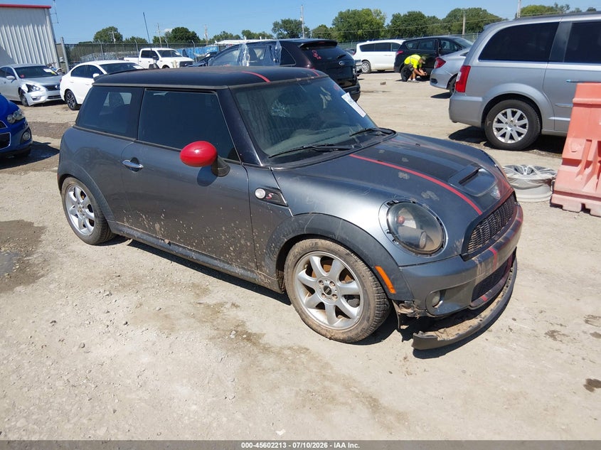 2007 Mini Cooper VIN WMWMF73527TT85907 IAAI salvage auction — FRESH WATER, Salvage (Kansas), sold $350 on 2026-08-14 (photo 1)