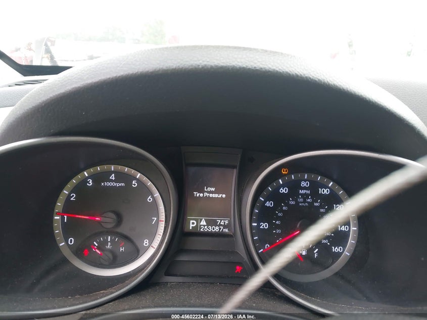 2013 Hyundai Santa fe VIN 5XYZTDLBXDG085805 IAAI salvage auction — NORMAL WEAR, Clear (Georgia), sold $1,125 on 2026-07-29 (photo 7)