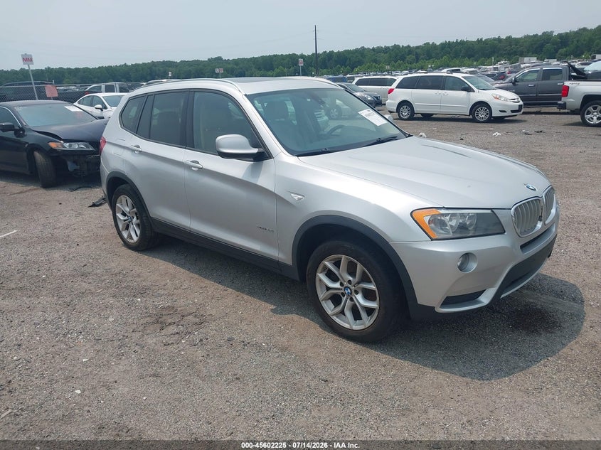 2013 BMW X3 VIN 5UXWX9C52D0D00468 IAAI salvage auction — NORMAL WEAR, Clear (Delaware), sold $225 on 2026-07-30 (photo 1)