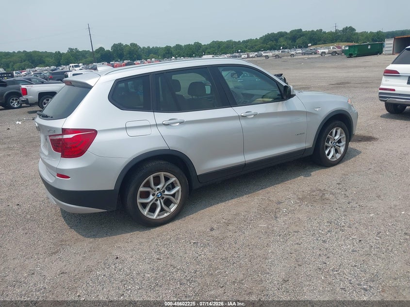 2013 BMW X3 VIN 5UXWX9C52D0D00468 IAAI salvage auction — NORMAL WEAR, Clear (Delaware), sold $225 on 2026-07-30 (photo 4)