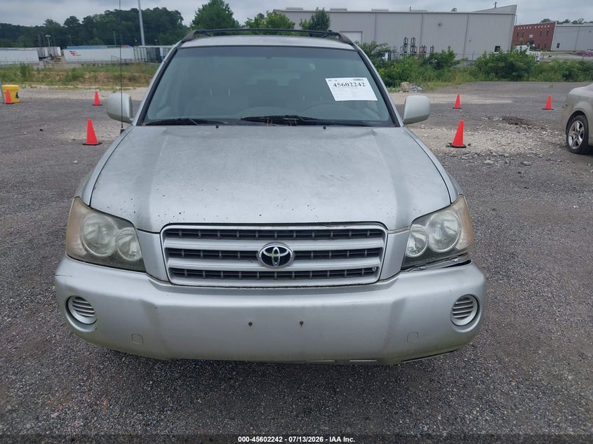 2001 Toyota Highlander VIN JTEGD21A410001963 IAAI salvage auction — NORMAL WEAR, Clear (Alabama), sold $725 on 2026-07-15 (photo 6)