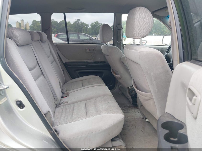 2001 Toyota Highlander VIN JTEGD21A410001963 IAAI salvage auction — NORMAL WEAR, Clear (Alabama), sold $725 on 2026-07-15 (photo 8)