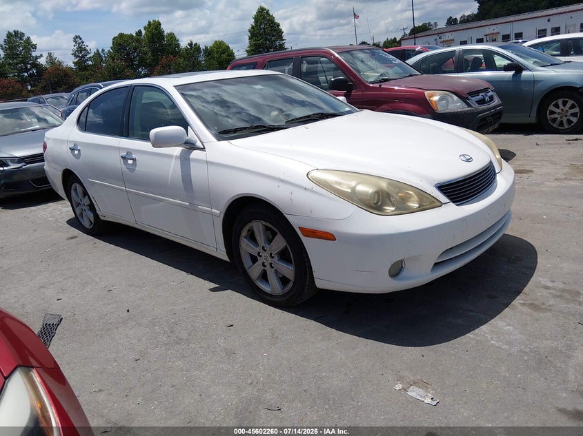 2005 Lexus ES VIN JTHBA30G155119298 IAAI salvage auction — NORMAL WEAR, Clear (Florida), sold $750 on 2026-07-20 (photo 1)