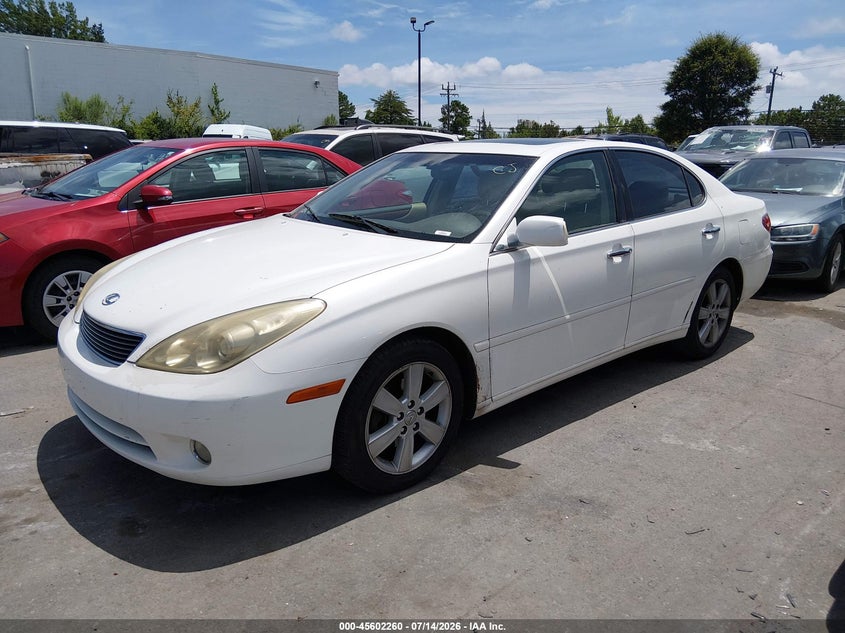 2005 Lexus ES VIN JTHBA30G155119298 IAAI salvage auction — NORMAL WEAR, Clear (Florida), sold $750 on 2026-07-20 (photo 2)