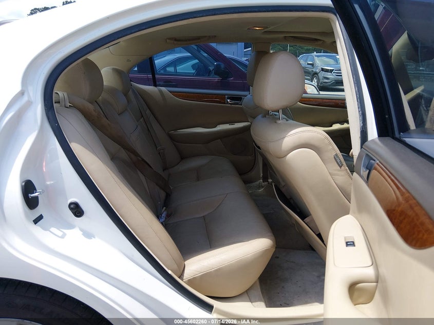 2005 Lexus ES VIN JTHBA30G155119298 IAAI salvage auction — NORMAL WEAR, Clear (Florida), sold $750 on 2026-07-20 (photo 8)