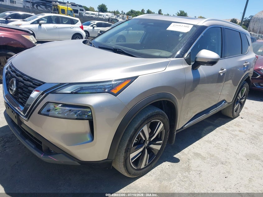 2021 Nissan Rogue VIN JN8AT3CB4MW232263 IAAI salvage auction — REAR END, Salvage (California), sold $5,300 on 2026-07-30 (photo 2)