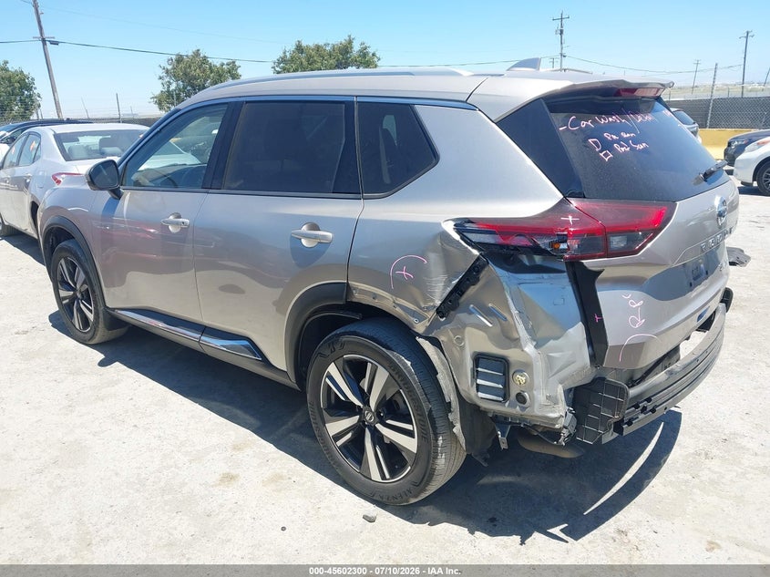 2021 Nissan Rogue VIN JN8AT3CB4MW232263 IAAI salvage auction — REAR END, Salvage (California), sold $5,300 on 2026-07-30 (photo 3)