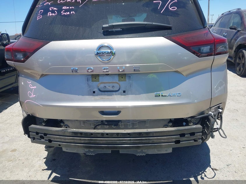 2021 Nissan Rogue VIN JN8AT3CB4MW232263 IAAI salvage auction — REAR END, Salvage (California), sold $5,300 on 2026-07-30 (photo 6)
