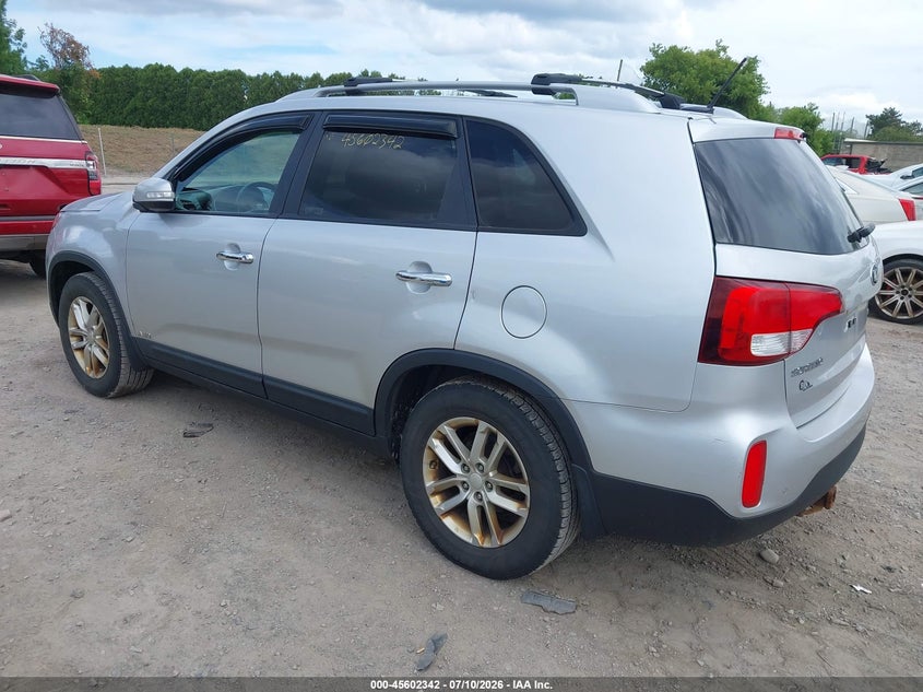 2014 Kia Sorento VIN 5XYKTCA6XEG516758 IAAI salvage auction — NORMAL WEAR, Salvage Title, sold $800 on 2026-07-23 (photo 3)