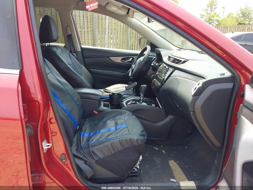 2016 Nissan Rogue VIN KNMAT2MV8GP728082 IAAI salvage auction — LEFT REAR, Clear (Virginia), sold $1,900 on 2026-07-24 (photo 5)