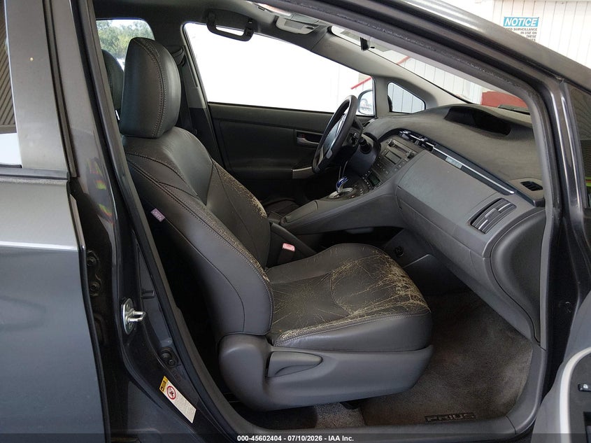 2011 Toyota Prius VIN JTDKN3DU4B1432080 IAAI salvage auction — NORMAL WEAR, Clear (Florida), sold $775 on 2026-07-29 (photo 5)