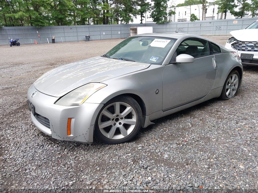 2004 Nissan 350z VIN JN1AZ34D44T163525 IAAI salvage auction — NORMAL WEAR, Clear (New Jersey), sold $1,000 on 2026-07-29 (photo 2)
