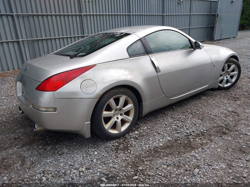 2004 Nissan 350z VIN JN1AZ34D44T163525 IAAI salvage auction — NORMAL WEAR, Clear (New Jersey), sold $1,000 on 2026-07-29 (photo 4)