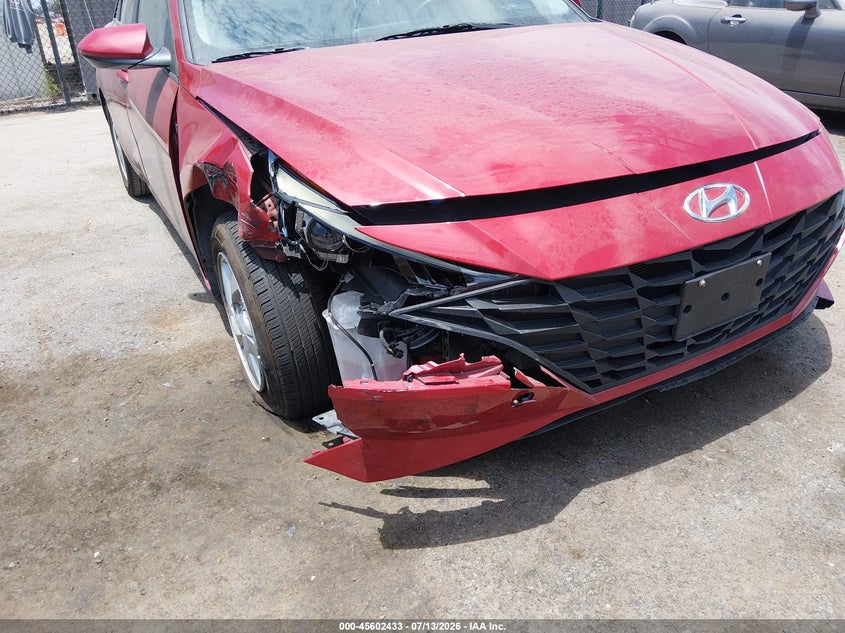 2022 Hyundai Elantra VIN KMHLL4AG4NU349763 IAAI salvage auction — FRONT END, Salvage Title, sold $3,300 on 2026-08-02 (photo 6)