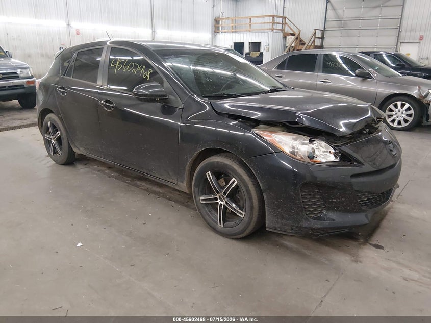 2012 Mazda 3 VIN JM1BL1L78C1631656 IAAI salvage auction — FRONT END, Prior Salvage (Minnesota), sold $900 on 2026-09-04 (photo 1)