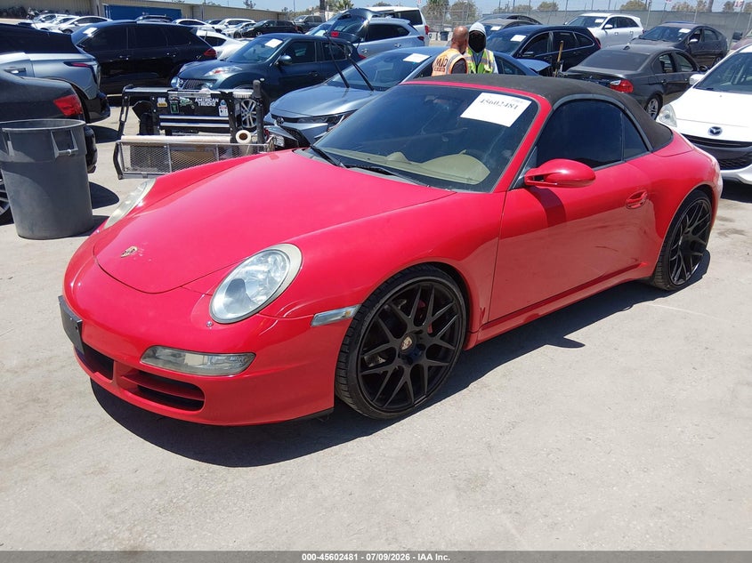 2006 Porsche 911 VIN WP0CB29926S765504 IAAI salvage auction — UNKNOWN, Salvage Title - Dealer (California), sold $20,475 on 2026-07-29 (photo 2)