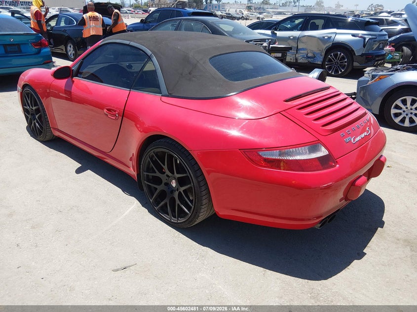 2006 Porsche 911 VIN WP0CB29926S765504 IAAI salvage auction — UNKNOWN, Salvage Title - Dealer (California), sold $20,475 on 2026-07-29 (photo 3)