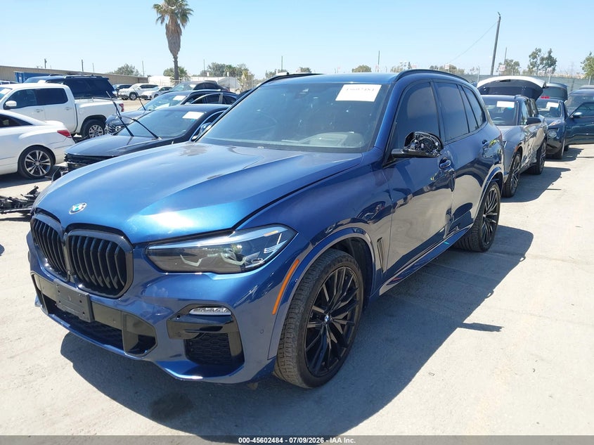 2021 BMW X5 VIN 5UXCR4C04M9G33559 IAAI salvage auction — LEFT SIDE, Salvage Title, sold $28,750 on 2026-07-29 (photo 2)