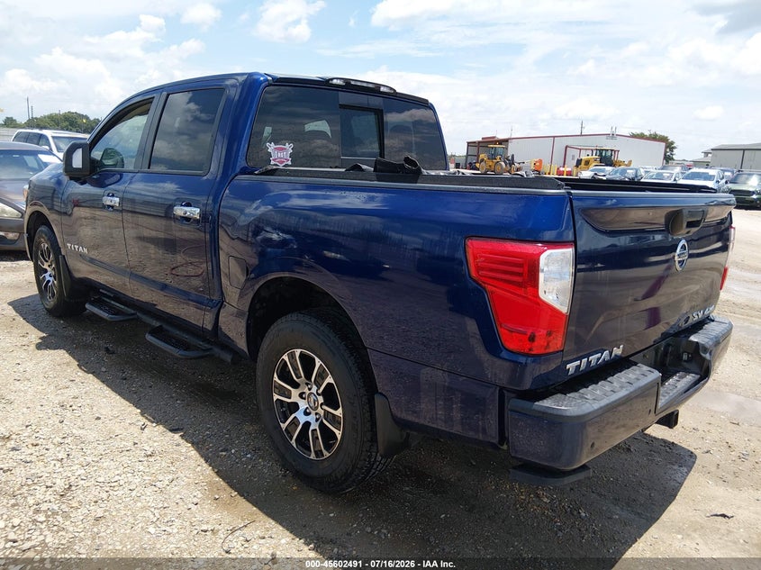 2021 Nissan TITAN VIN 1N6AA1ED8MN530144 IAAI salvage auction — FRONT & REAR, Salvage (Alabama), sold $7,175 on 2026-09-01 (photo 3)