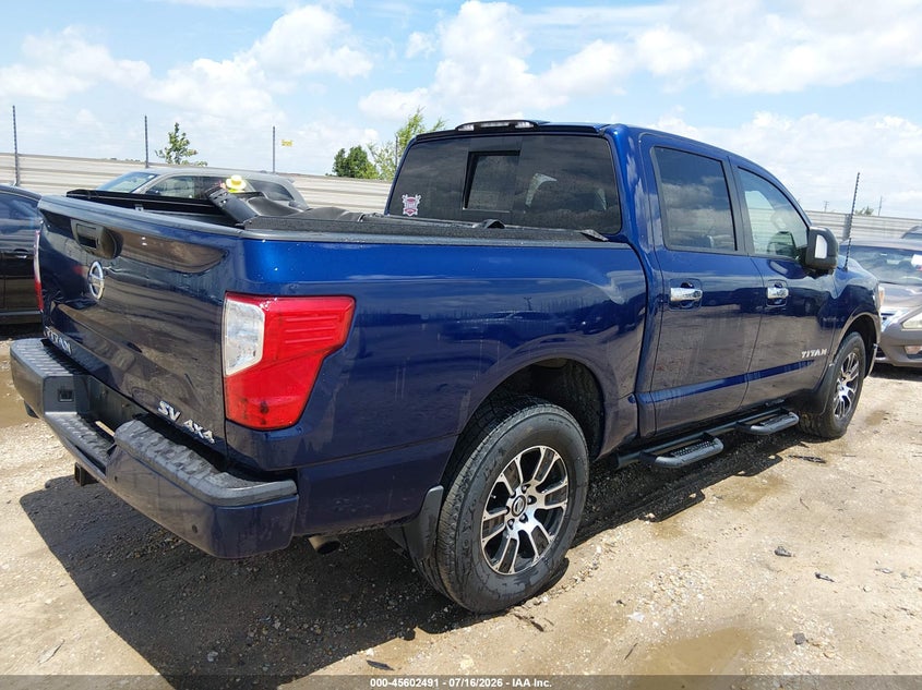 2021 Nissan TITAN VIN 1N6AA1ED8MN530144 IAAI salvage auction — FRONT & REAR, Salvage (Alabama), sold $7,175 on 2026-09-01 (photo 4)