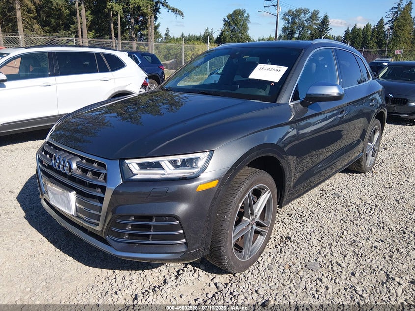 2018 Audi Sq5 VIN WA1A4AFY4J2009408 IAAI salvage auction — FRONT END, Salvage Title, sold $9,350 on 2026-08-12 (photo 2)