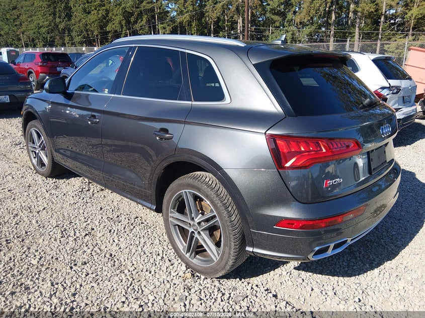 2018 Audi Sq5 VIN WA1A4AFY4J2009408 IAAI salvage auction — FRONT END, Salvage Title, sold $9,350 on 2026-08-12 (photo 3)