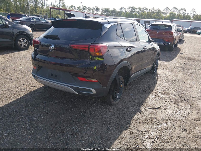 2021 Buick Encore gx VIN KL4MMDSLXMB141022 IAAI salvage auction — FRONT & REAR, Salvage (Texas), sold $1,000 on 2026-07-28 (photo 4)
