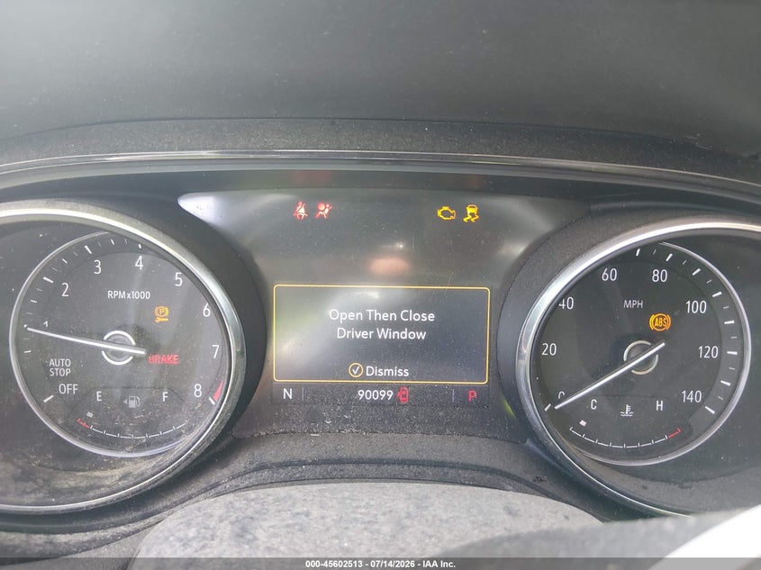 2021 Buick Encore gx VIN KL4MMDSLXMB141022 IAAI salvage auction — FRONT & REAR, Salvage (Texas), sold $1,000 on 2026-07-28 (photo 7)