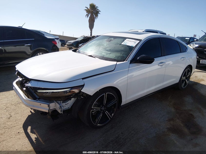 2025 Honda Accord VIN 1HGCY2F52SA045962 IAAI salvage auction — FRONT END, Salvage Title, sold $11,500 on 2026-07-29 (photo 2)
