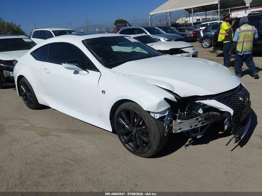 2025 Lexus Rc VIN JTHGZ5BC9S5028425 IAAI salvage auction — FRONT END, Salvage Title, sold $18,800 on 2026-07-22 (photo 1)