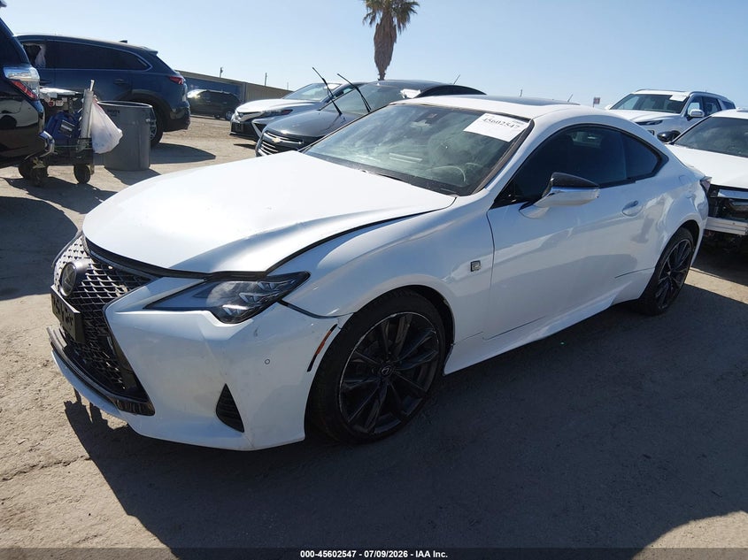 2025 Lexus Rc VIN JTHGZ5BC9S5028425 IAAI salvage auction — FRONT END, Salvage Title, sold $18,800 on 2026-07-22 (photo 2)