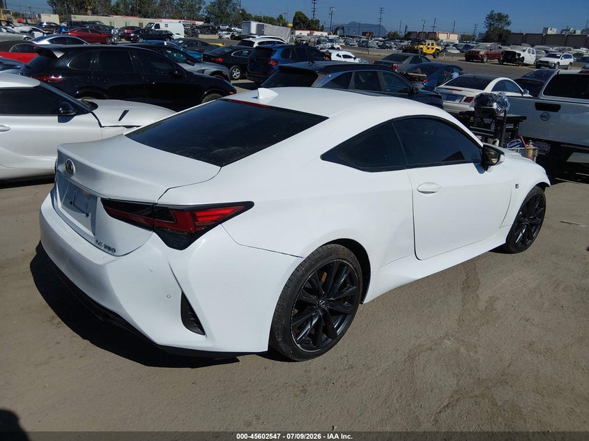 2025 Lexus Rc VIN JTHGZ5BC9S5028425 IAAI salvage auction — FRONT END, Salvage Title, sold $18,800 on 2026-07-22 (photo 4)