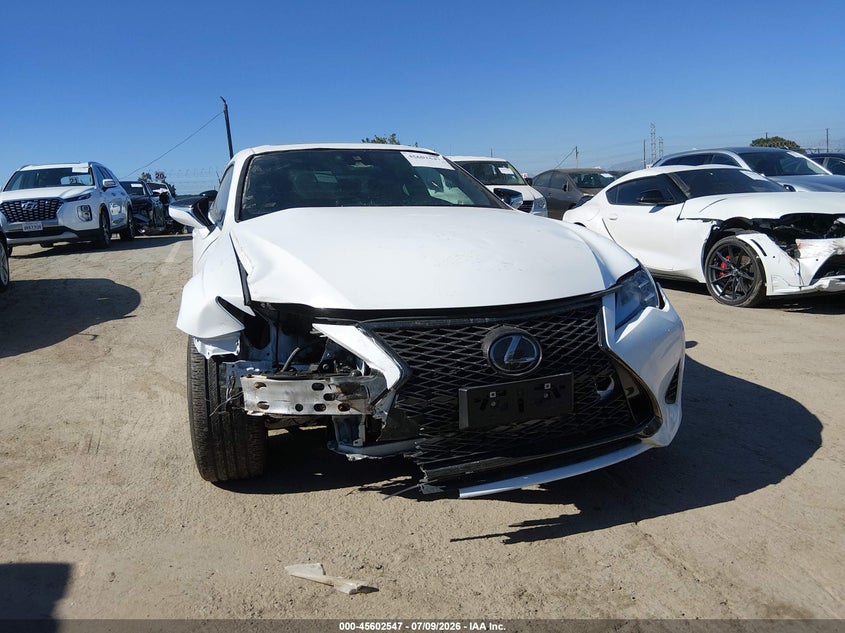 2025 Lexus Rc VIN JTHGZ5BC9S5028425 IAAI salvage auction — FRONT END, Salvage Title, sold $18,800 on 2026-07-22 (photo 6)