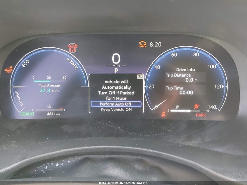 2026 Toyota Highlander VIN 5TDXBRCH4TS706520 IAAI salvage auction — LEFT FRONT, Salvage (Missouri), sold $20,850 on 2026-08-18 (photo 7)