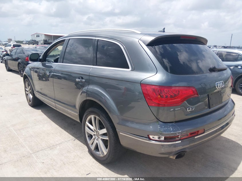 2014 Audi Q7 VIN WA1LGAFE6ED002525 IAAI salvage auction — REAR END, Original (Texas), sold $1,900 on 2026-07-31 (photo 3)
