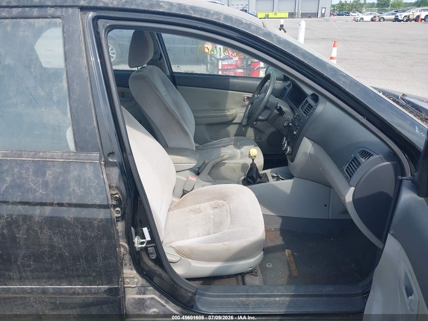 2009 Kia Spectra VIN KNAFE221195630474 IAAI salvage auction — NORMAL WEAR, Clear (Indiana), sold $300 on 2026-07-31 (photo 5)