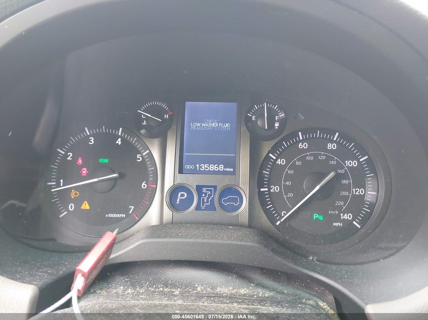 2015 Lexus Gx VIN JTJBM7FX3F5103688 IAAI salvage auction — FRONT END, Original (Texas), sold $14,100 on 2026-09-03 (photo 7)
