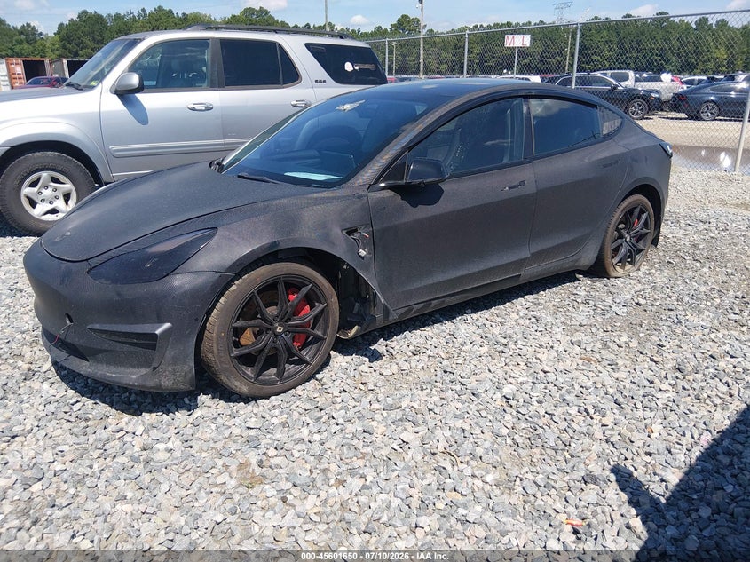 2022 Tesla Model 3 VIN 5YJ3E1EB7NF191004 IAAI salvage auction — NORMAL WEAR, Clear (Georgia), sold $2,600 on 2026-07-24 (photo 2)