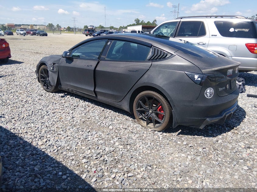2022 Tesla Model 3 VIN 5YJ3E1EB7NF191004 IAAI salvage auction — NORMAL WEAR, Clear (Georgia), sold $2,600 on 2026-07-24 (photo 3)