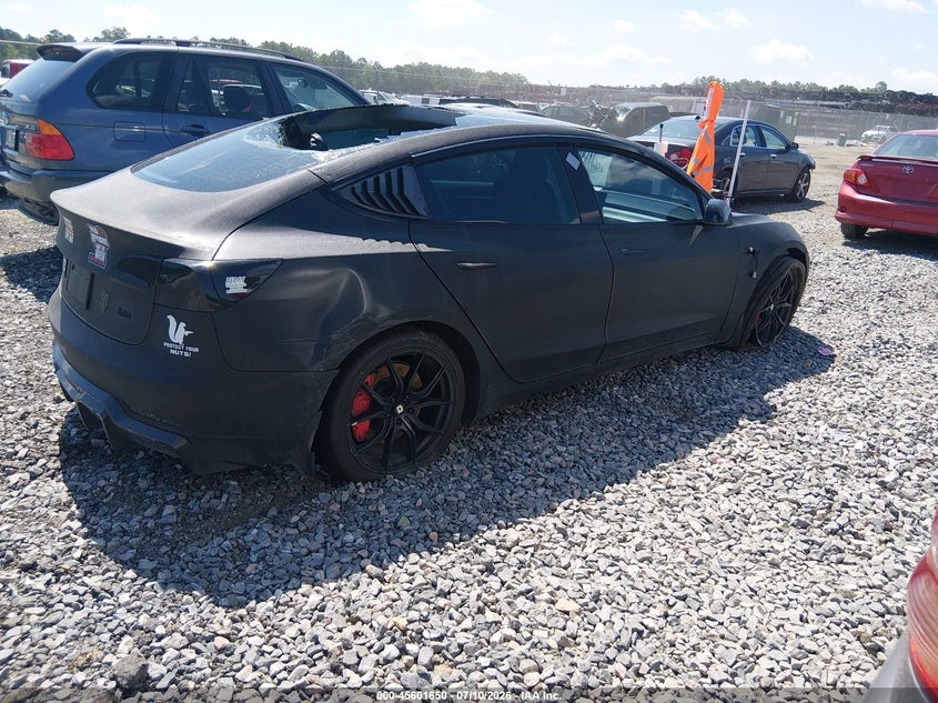 2022 Tesla Model 3 VIN 5YJ3E1EB7NF191004 IAAI salvage auction — NORMAL WEAR, Clear (Georgia), sold $2,600 on 2026-07-24 (photo 4)