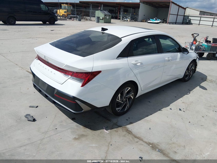 2025 Hyundai Elantra VIN KMHLS4DGXSU911627 IAAI salvage auction — FRONT END, Salvage Title, sold $9,100 on 2026-07-18 (photo 4)