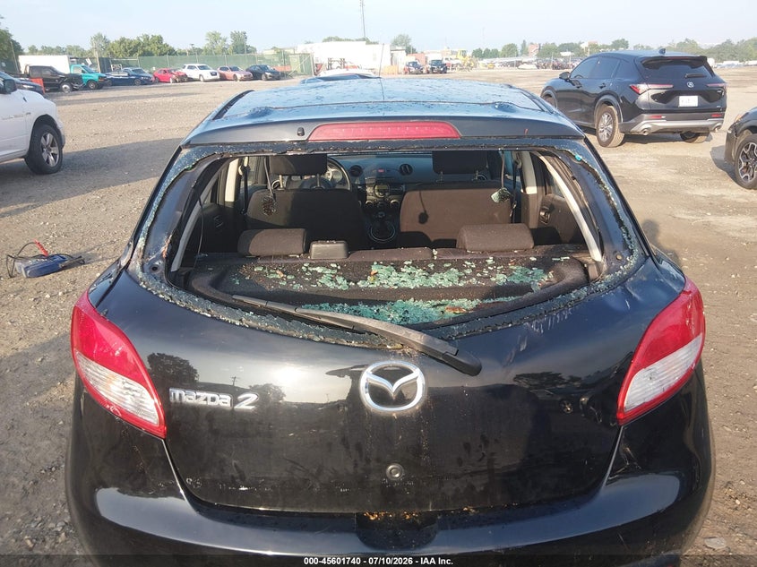 2012 Mazda 2 VIN JM1DE1KZ1C0150188 IAAI salvage auction — ROOF, Salvage (Pennsylvania), sold $475 on 2026-07-24 (photo 6)