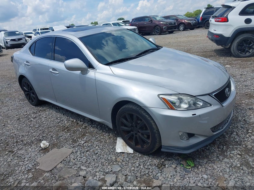2006 Lexus Is 250 VIN JTHCK262665002793 IAAI salvage auction — NORMAL WEAR, Clear (Tennessee), sold $550 on 2026-07-16 (photo 1)